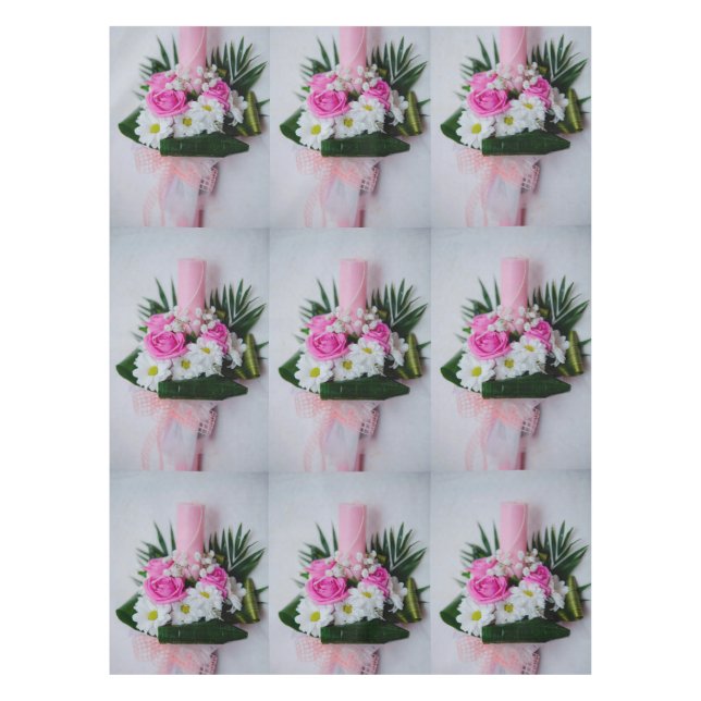 Toalha De Mesa Vela batismo (Frente)