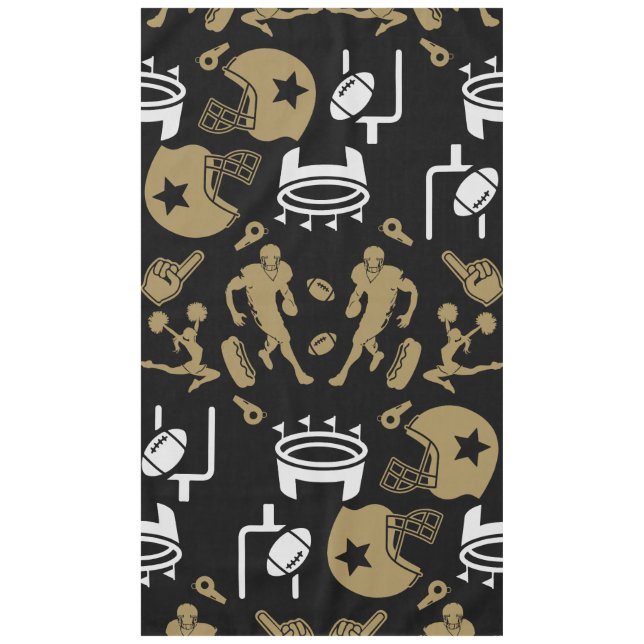 Toalha De Mesa Ventilador de futebol americano (Frente)