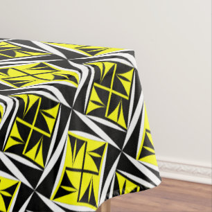 Toalha De Mesa Ventos Sagrados em Amarelo