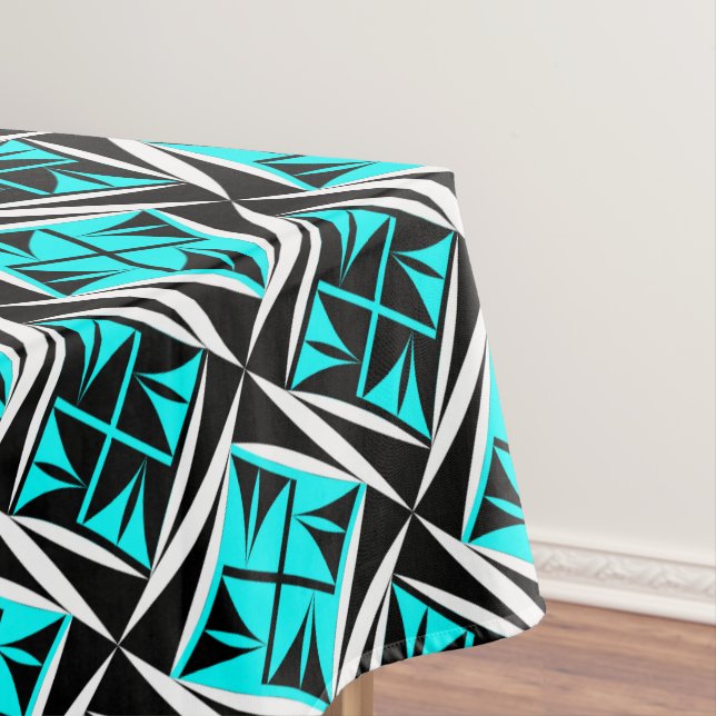 Toalha De Mesa Ventos sagrados em Turquesa (Posição Original)