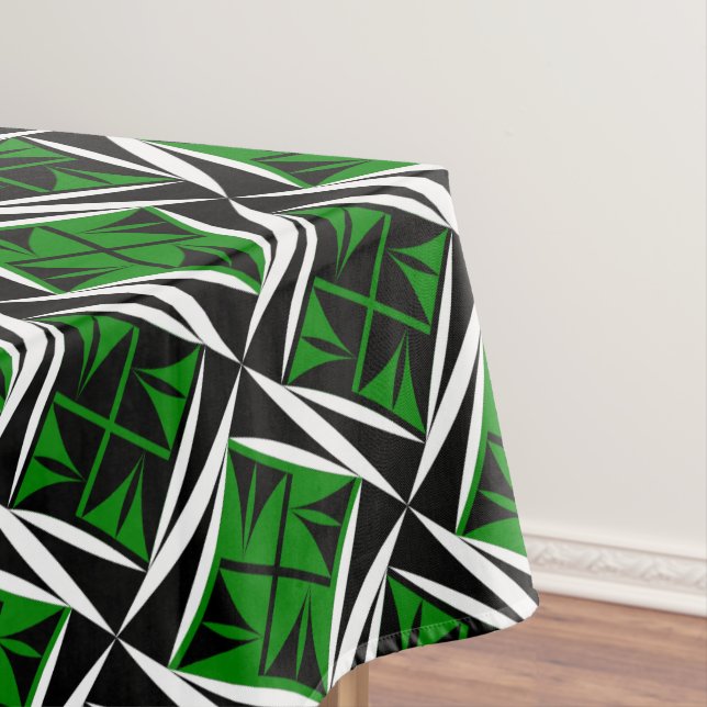 Toalha De Mesa Ventos Sagrados em Verde (Posição Original)