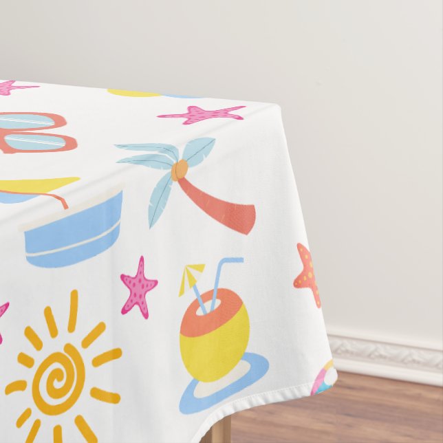 Toalha De Mesa Verão Repleto (Posição Original)