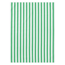 Toalha De Mesa Verde e branco, simples e giros