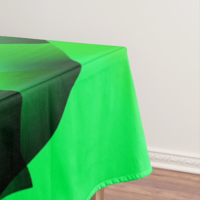 Toalha De Mesa Verde limão e coalhada negra, com sombra? (Posição Original)