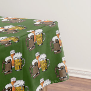 Toalha De Mesa Verde Novelty Three Cheers Cervejas