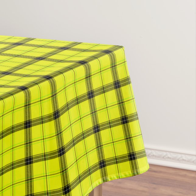 Toalha De Mesa Verificação de Algodão e Linhas Pretas | Xadrez de (Posição Original)