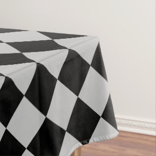 Toalha De Mesa Verificado em preto