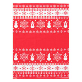 Toalha De Mesa Vermelho e White Christmas