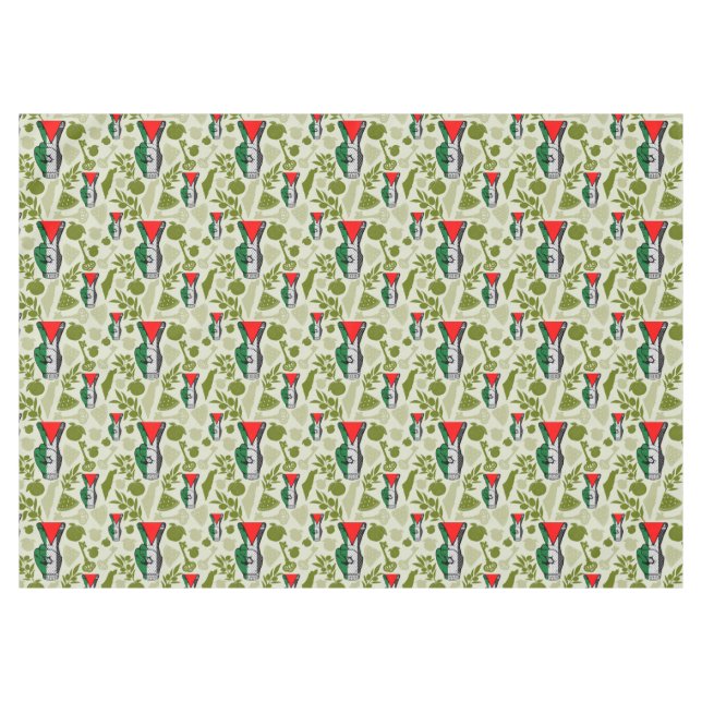 Toalha De Mesa Victory Sign Hand Resistance Red Triangle Symbol (Frente (Horizontal))