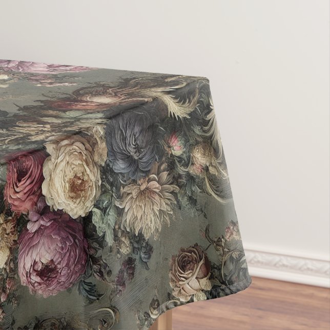 Toalha De Mesa Vigília Selvagem - Impressão Gótica Grande (Posição Original)