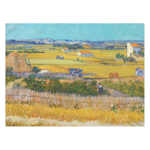 Toalha De Mesa Vincent van Gogh - Colheita em La Crau