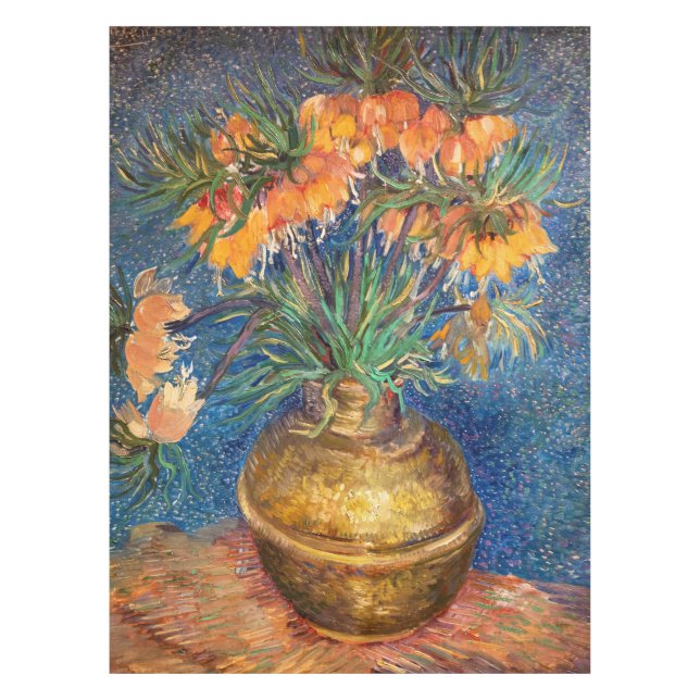 Toalha De Mesa Vincent van Gogh - Fritillaries Imperiais (Frente)