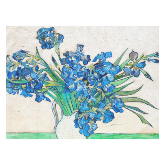 Toalha De Mesa Vincent van Gogh IRISES E ROSA (Frente (Horizontal))