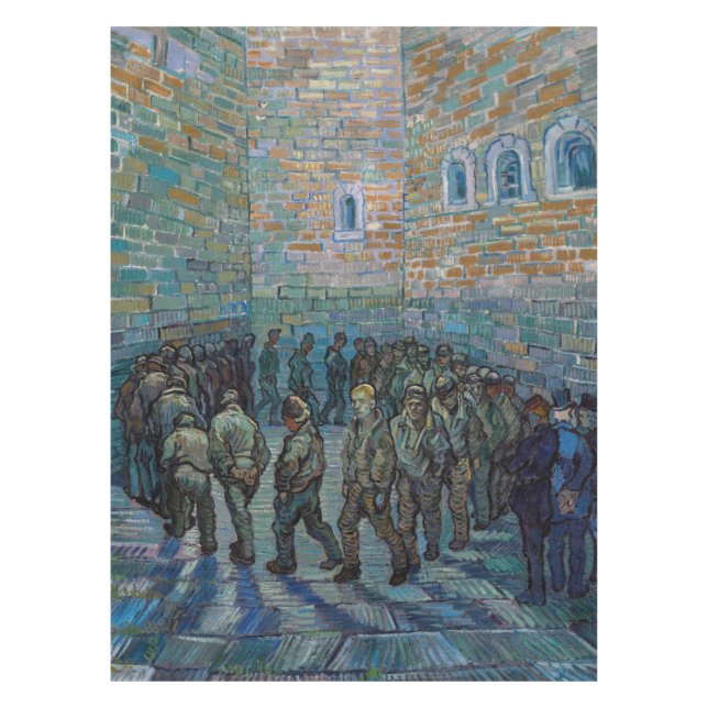 Toalha De Mesa Vincent van Gogh - O Tribunal prisional (Frente)