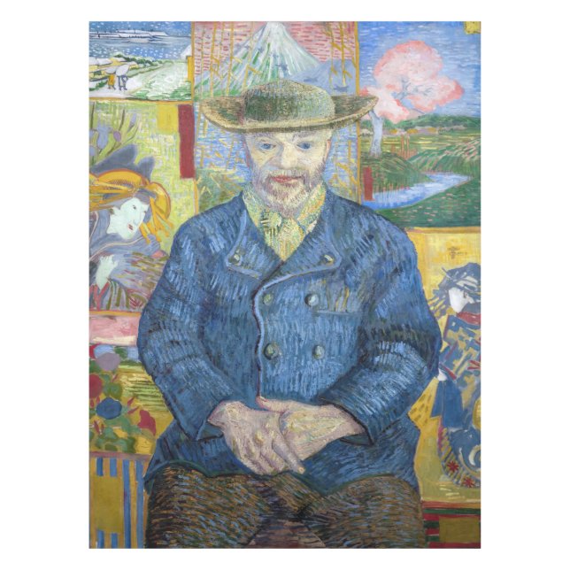 Toalha De Mesa Vincent van Gogh - Retrato de Pere Tanguy (Frente)