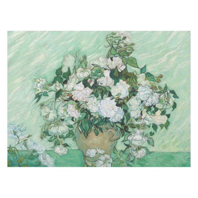 Toalha De Mesa Vincent van Gogh - Rosas (Frente (Horizontal))