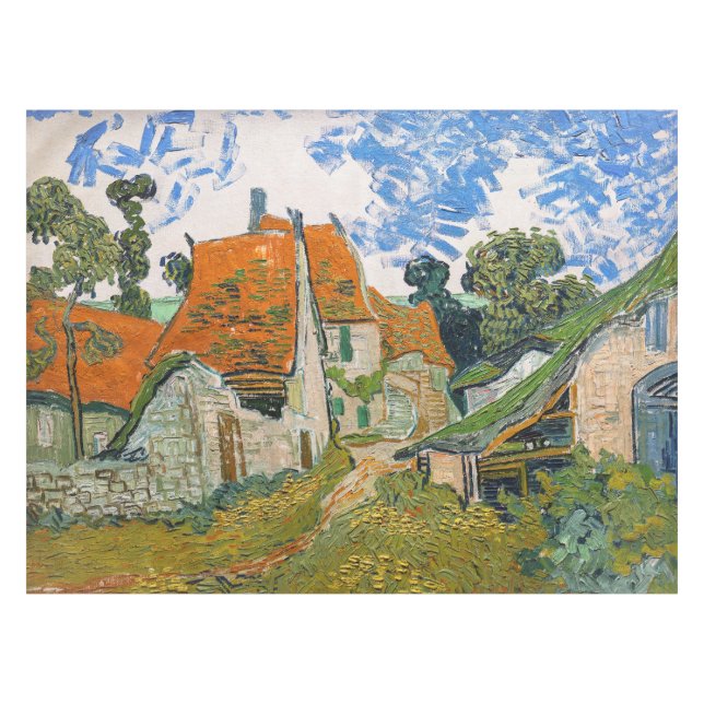 Toalha De Mesa Vincent van Gogh - Rua Auvers-sur-Oise (Frente (Horizontal))