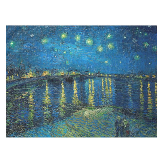 Toalha De Mesa Vincent Van Gogh Starry Night Over the Rhone (Frente (Horizontal))