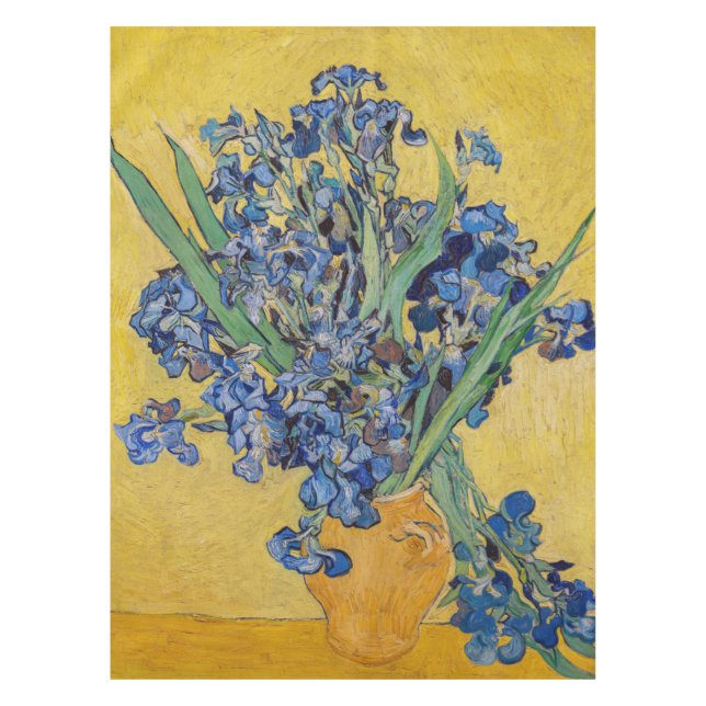 Toalha De Mesa Vincent van Gogh - Vaso com Íris (Frente)