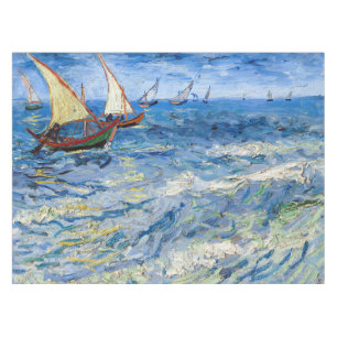 Toalha De Mesa Vincent van Gogh - Vista marinha em Saintes-Maries