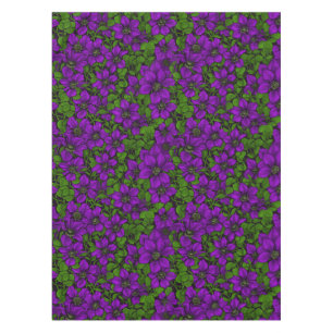Toalha De Mesa Vinha-púrpura Clematis