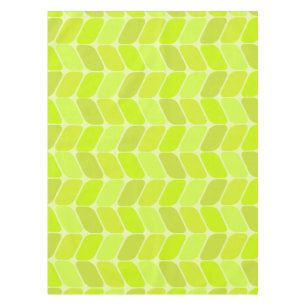 Toalha De Mesa Vintage Diagonal Rectangles Chartreuse