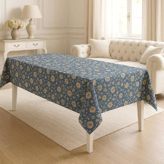 Toalha De Mesa Vintage Floral Motifs French Toile Iconic Country 