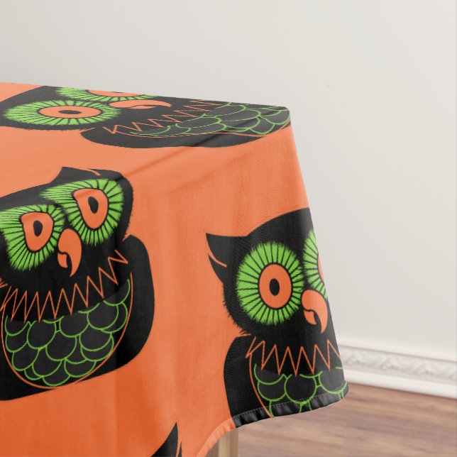 Toalha De Mesa Vintage Owl (Posição Original)
