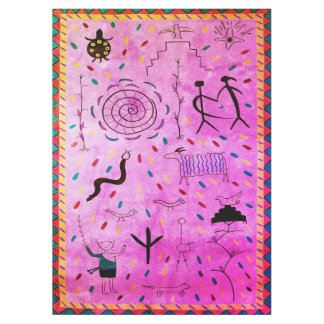Toalha De Mesa Vintage Petroglicphs Tablecloth