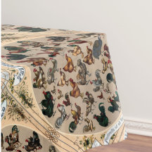 Vintage poultry birds chickens and roosters chart