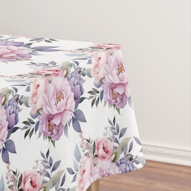 Toalha De Mesa Vintage Primavera Peonies Tablecloth (Posição Original)