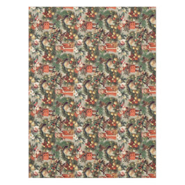 Toalha De Mesa Vintage Victorian Christmas Baubles