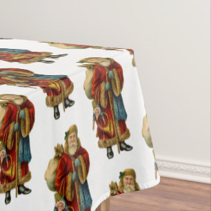 Toalha De Mesa Vintage Vidoso Papai Noel Fashiado Natal