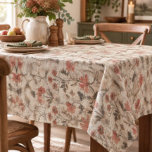 Vintage William Morris Floral Água-forte Ferrugem
