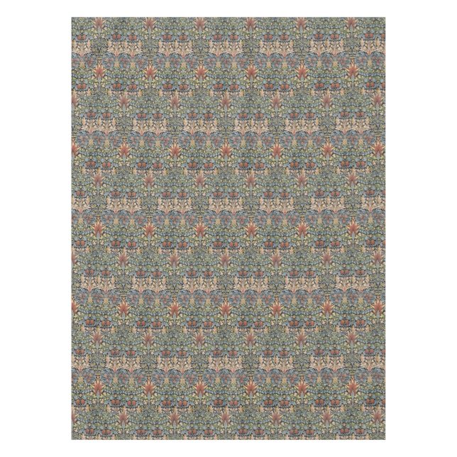 Toalha De Mesa Vintage William Morris Snakehead (Frente)