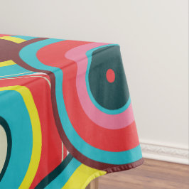 Toalha De Mesa Vintagem Geométrica da Moda - Na moda moderna do p