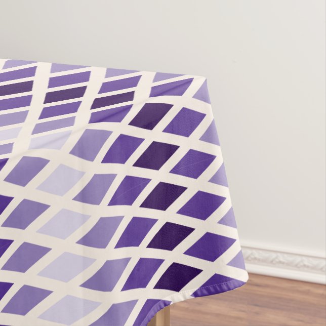 Toalha De Mesa Violet Diamond Ombre (Posição Original)