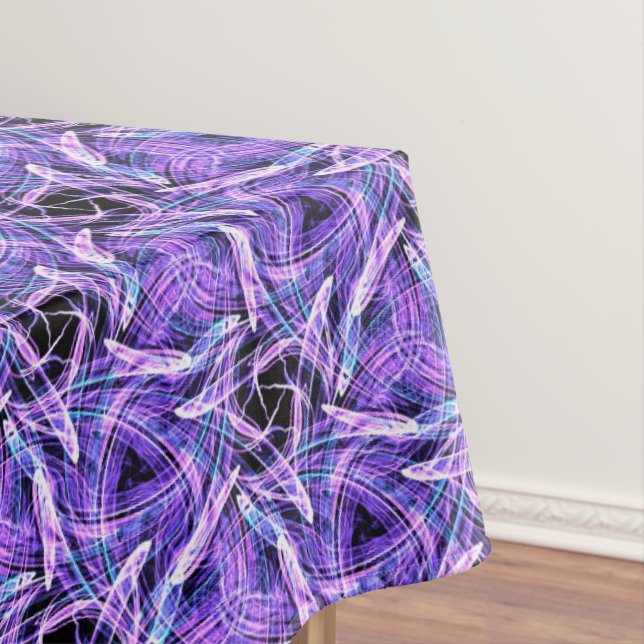 Toalha De Mesa Violet Pulse (Posição Original)