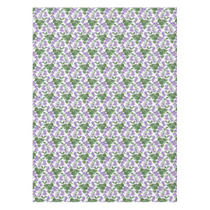 Toalha De Mesa Violetas Mauve na Tablecloth Personalizada Floral