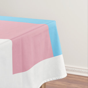 Toalha De Mesa Visibilidade da bandeira do orgulho transgênero da