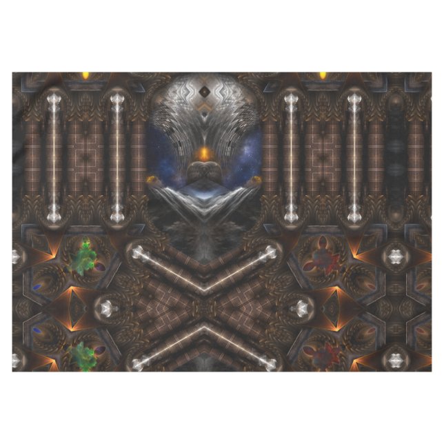 Toalha De Mesa Visões Steampunk (Frente (Horizontal))