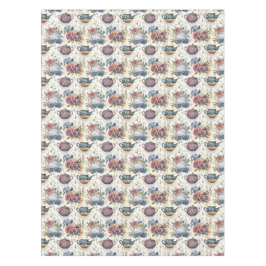 Toalha De Mesa Vitoriano Tea Set Floral