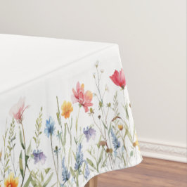 Toalha De Mesa Watercolor Wildflower Tablecloth