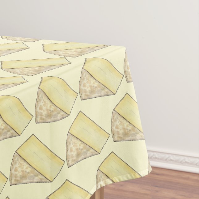 Toalha De Mesa Welsh CaerphilCheese Wedge Comida Wales UK (Posição Original)