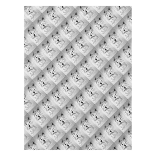 Toalha De Mesa West Highland White Terrier (Frente)