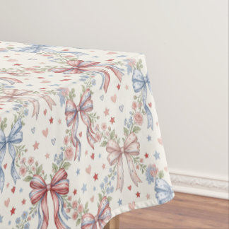 Toalha De Mesa Whimsical Bow‑Pattern Garden Style