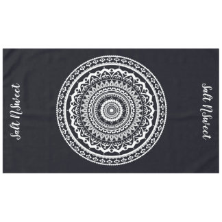 Toalha De Mesa White Mandala Deixe o mar te libertar