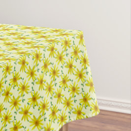 Toalha De Mesa Wildflower amarelo botânico da arnica em alguma