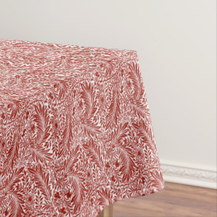 Toalha De Mesa William Morris Cherry Red Larkspur Pattern