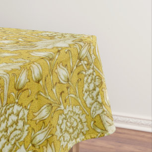 Toalha De Mesa William Morris Chrysanthemum Floral Pattern Foliag